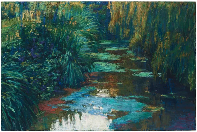 Gerhard Nordström, Från näckrosdammarna - Giverny.