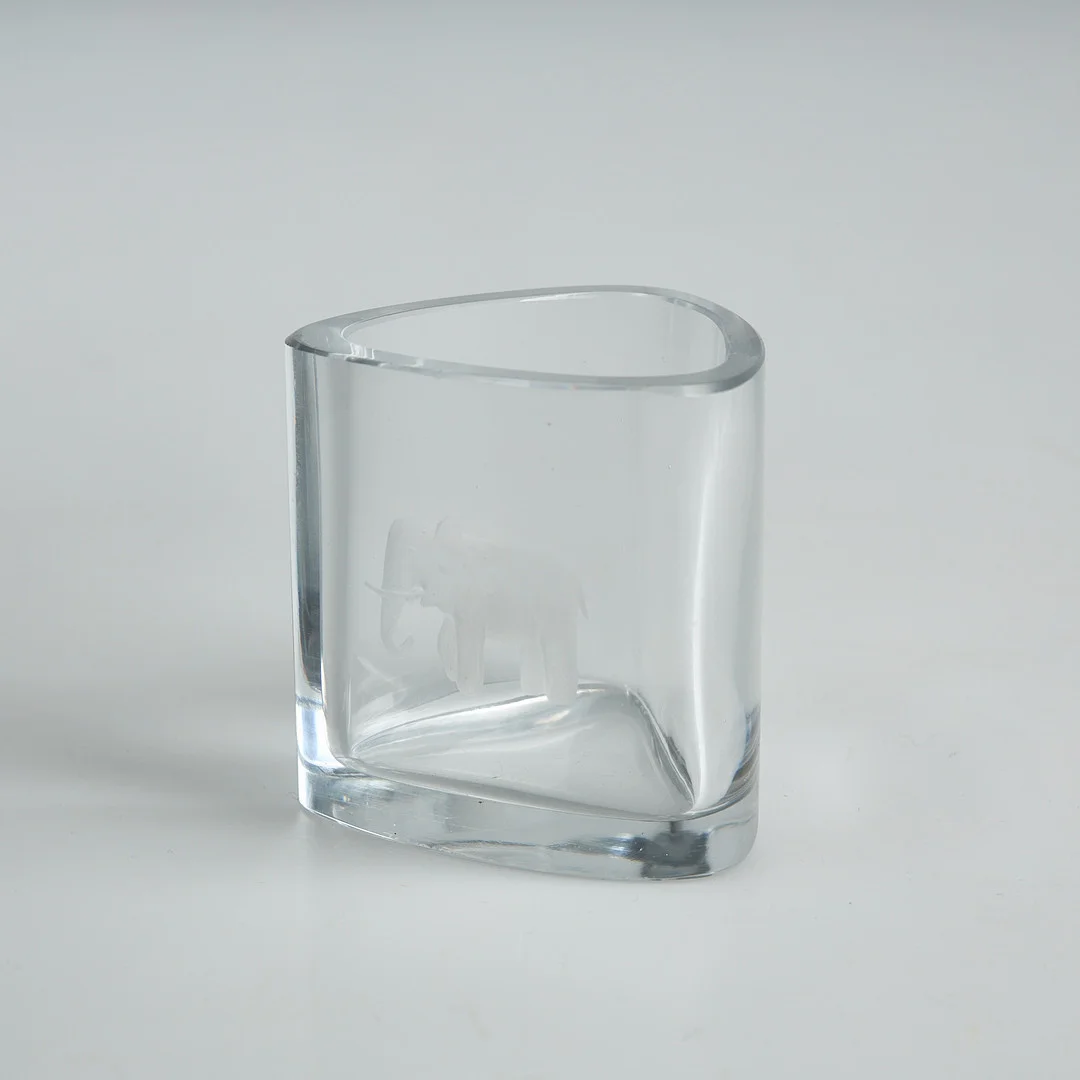 GÖRAN HONGELL. Cigarettställ. Signerad G. Hongell, Karhula -45, GH8 gr. 657. — Art glass — Stockholms Auktionsverk Helsinki