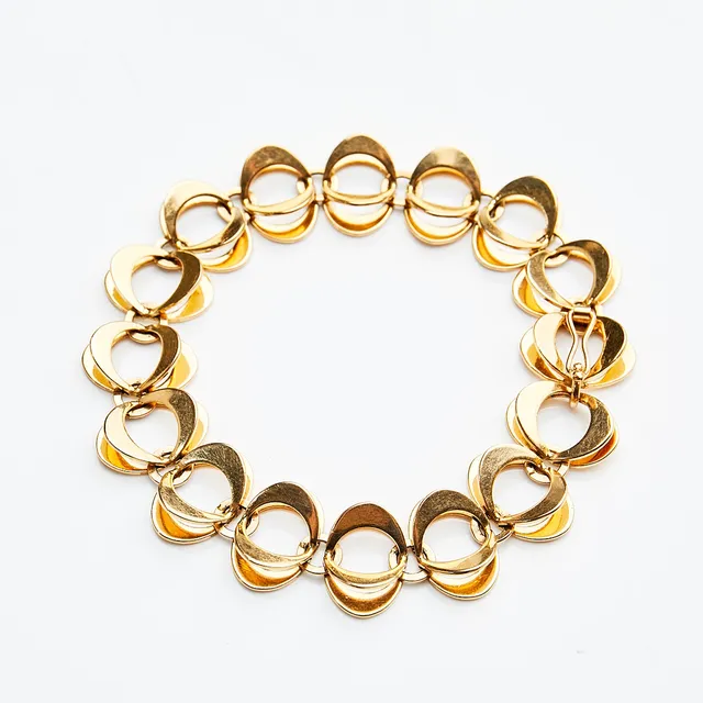 THERESIA HVORSLEV. ARMBAND, 18k guld, för Alton, Falköping, 1971.