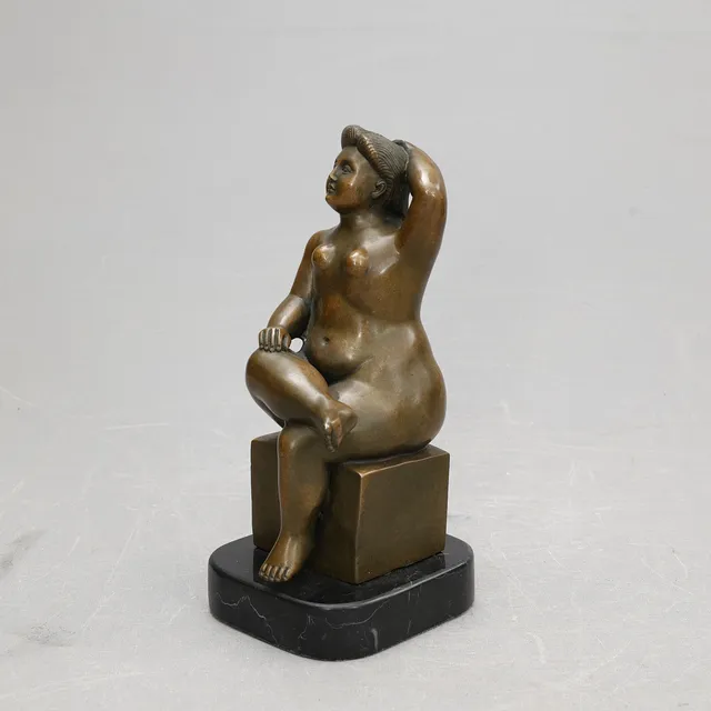 FERNANDO BOTERO. EFTER. Skulptur, brons, efter Botero, 2000-tal.