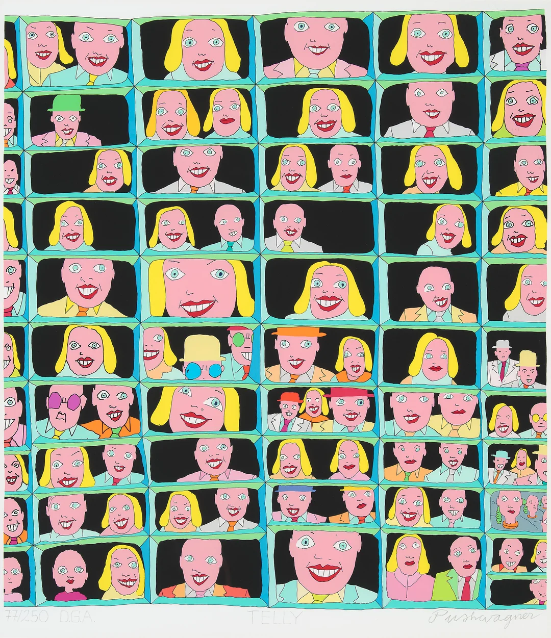 Pushwagner, Hariton — "Telly" 2015 — Kunst/Grafikk — Blomqvist