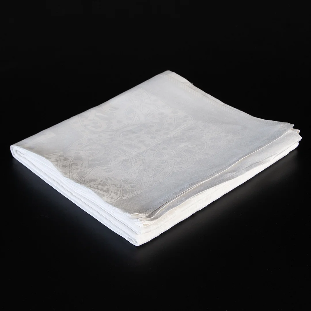 SIGNE SOHLMAN. Duk. "Drakmönstret" , linnedamast, 235 x 130 cm. — Textiles — Laholms Auktionskammare