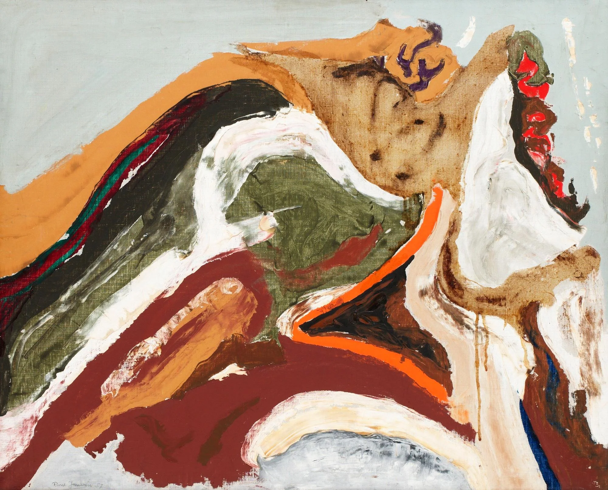 Rune Jansson, Abstrakt komposition. — Bukowskis