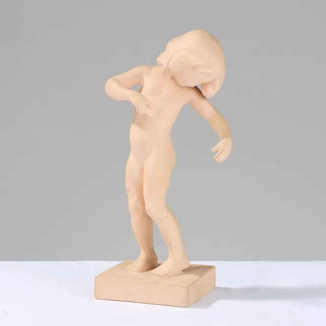 KAI NIELSEN (1882-1924). P. Ipsens Enke. "Venus Kalipygos", figur af terracotta, model 888.