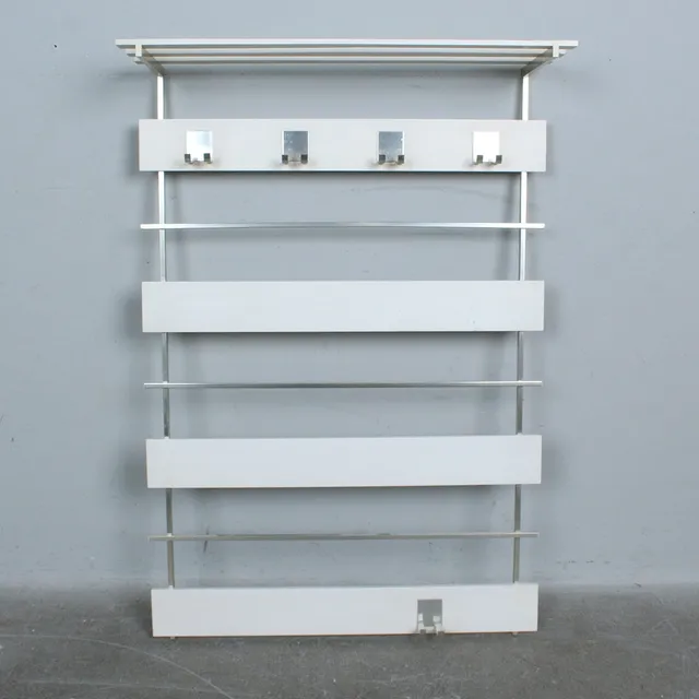 Wandgarderobe der 1960er.