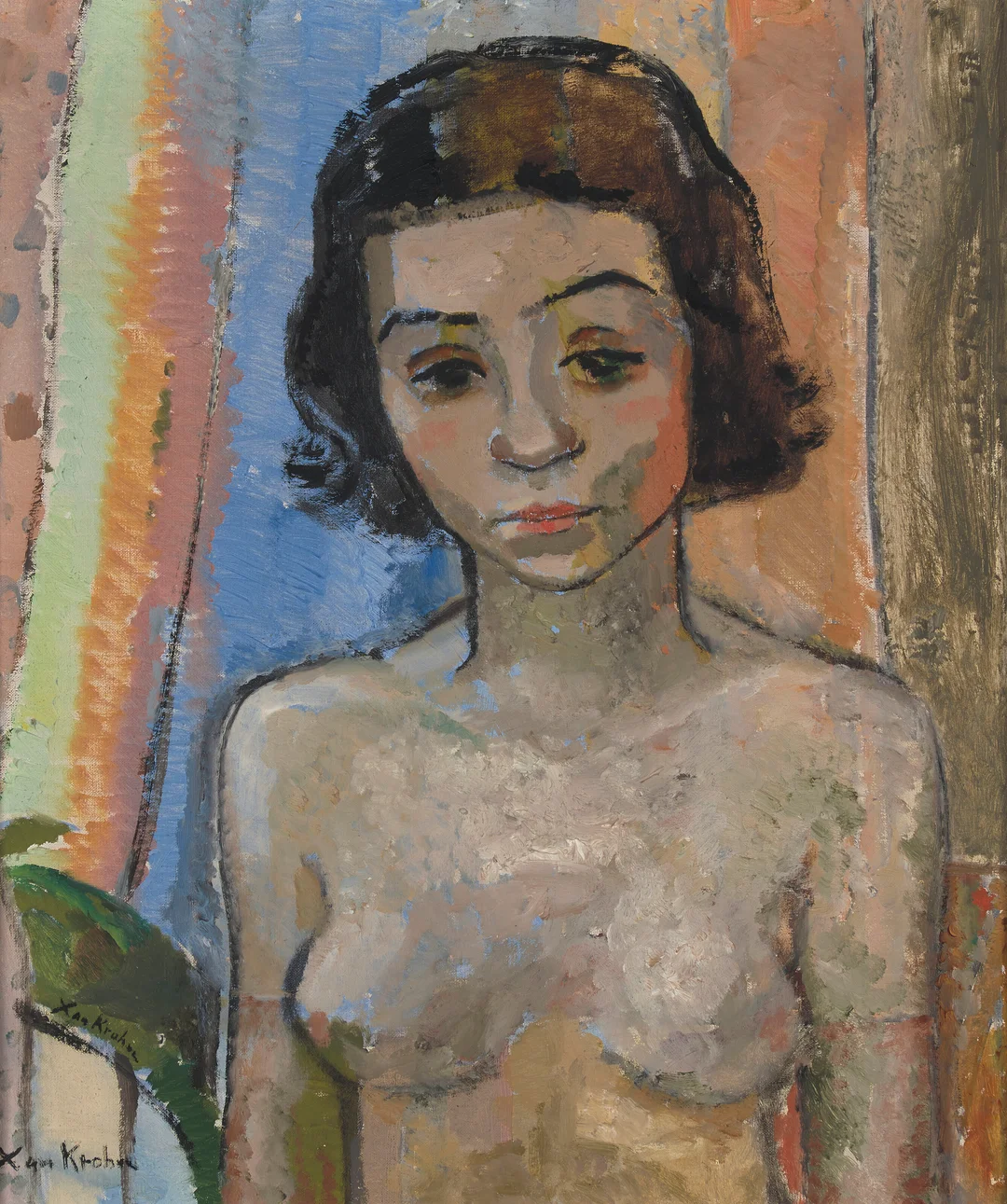 Krohn, Xan — "Halvakt" — Kunst/Maleri — Blomqvist
