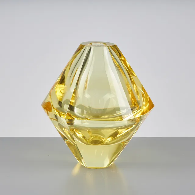AIMO OKKOLIN. GLASSKULPTUR, signerad Aimo Okkolin Riihimäen Lasi Oy.