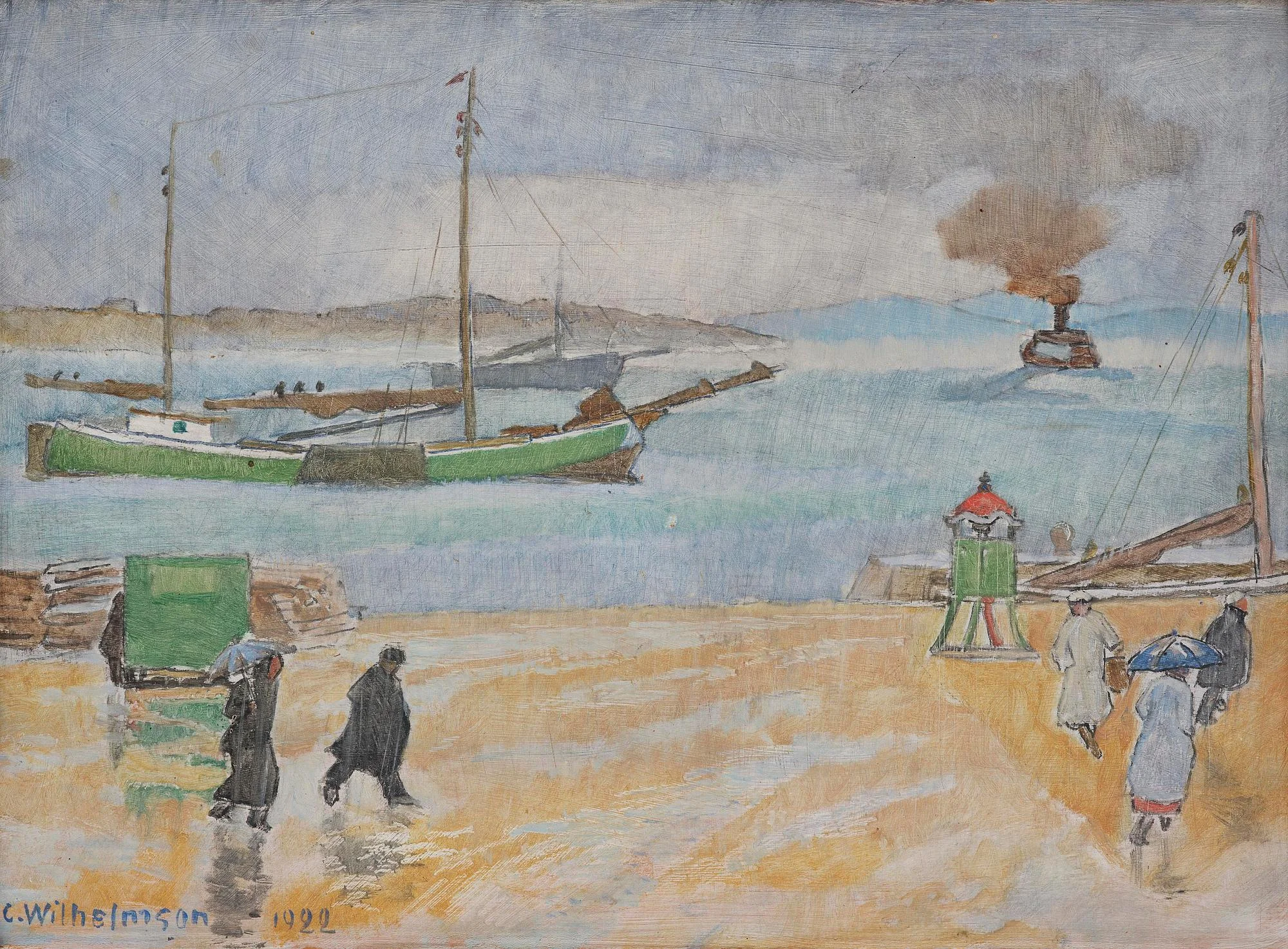 Carl Wilhelmson, "Regn. Lysekil". — Bukowskis