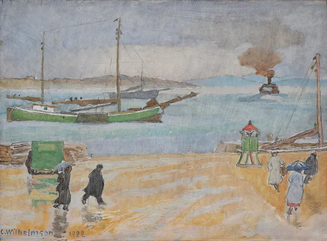Carl Wilhelmson, "Regn. Lysekil".