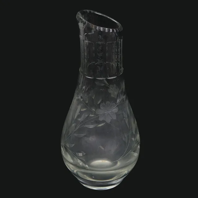 VAS, glas, slipad dekor, 1900-tal.