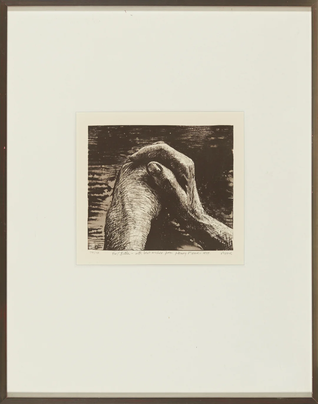 Moore, Henry — Hender, 1979 — Kunst/Grafikk — Blomqvist