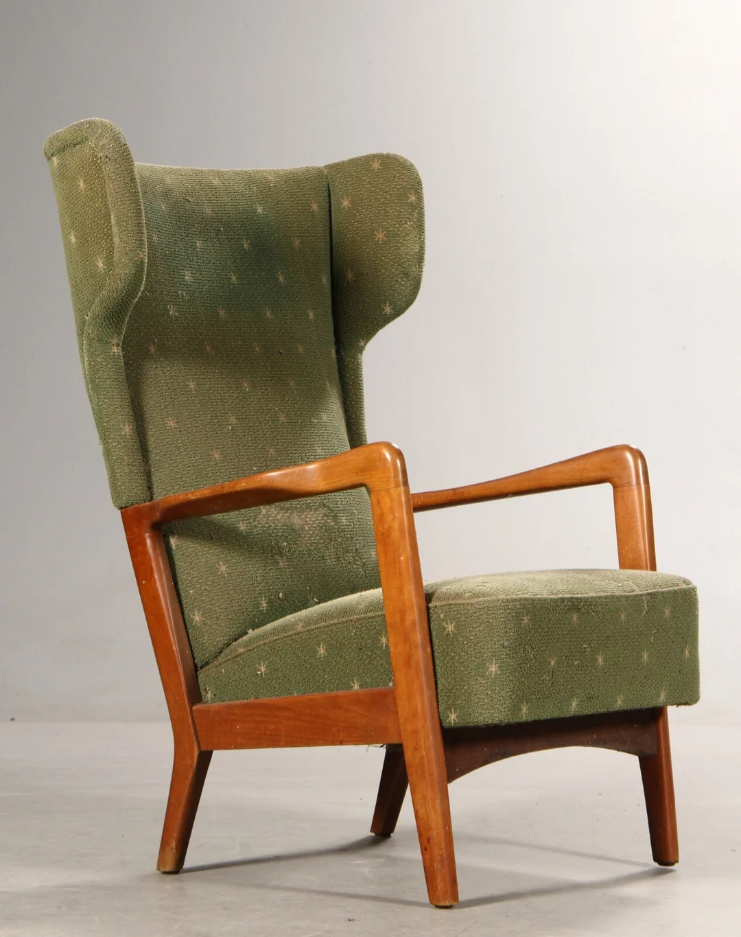Søren Hansen. Øreklapstol, 1940'erne — Furniture/Lounge chairs — Lauritz