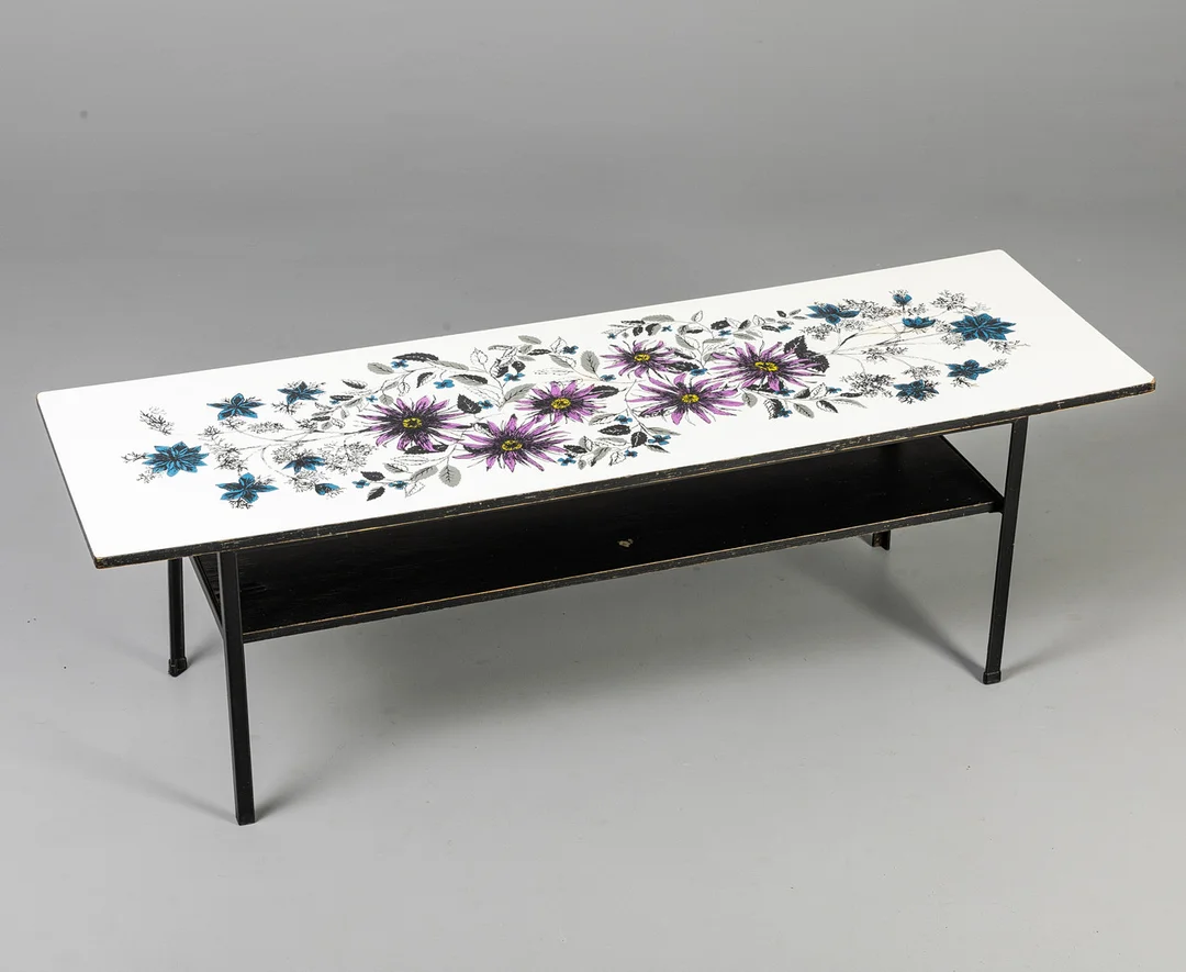 JOHN PIPER (BRITISH, 1903-1993), FOR TERANCE CONRAN TWO-TIER COFFEE TABLE. — Coffee Tables — Griffin’s Auctioneers