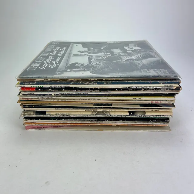 LP-SKIVOR, 32 st, bland annat jazz.
