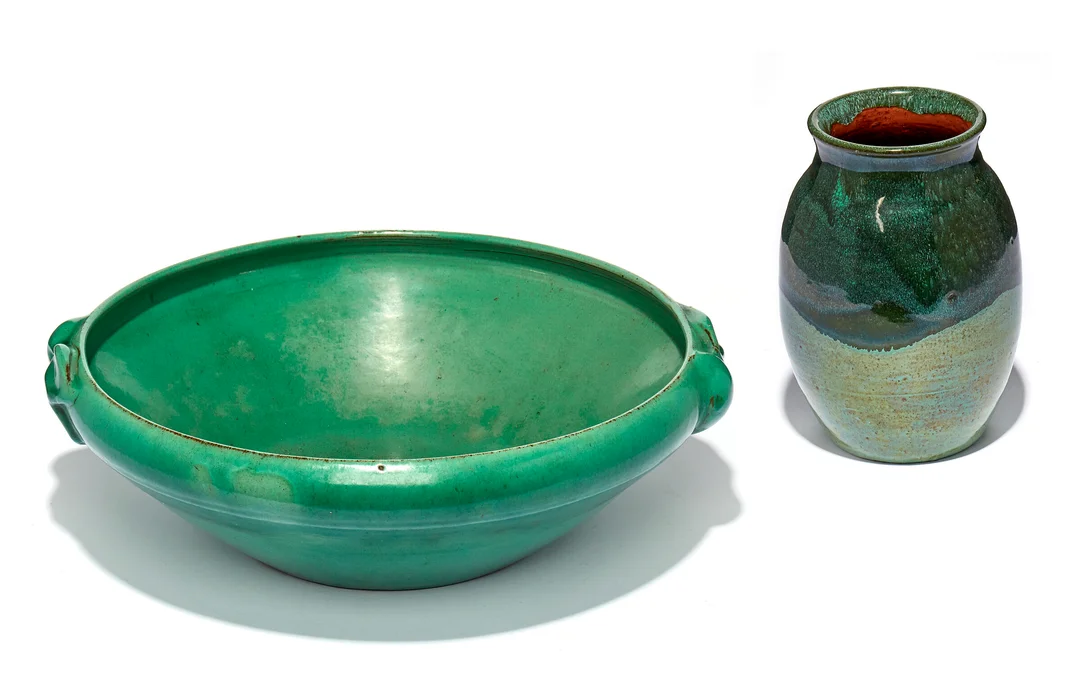 Schneider, Andreas — Vase og fat — Gjenstand/Keramikk og porselen — Blomqvist