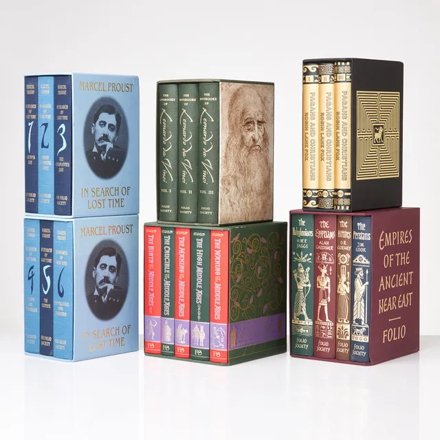 FOLIO SOCIETY. 6 st. kassetter, årgångarna 2004, 2009, 1998, 1986 och 1992.
