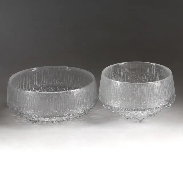 TAPIO WIRKKALA. Skålar, 2 st, "Ultima Thule", Iittala, Finland.