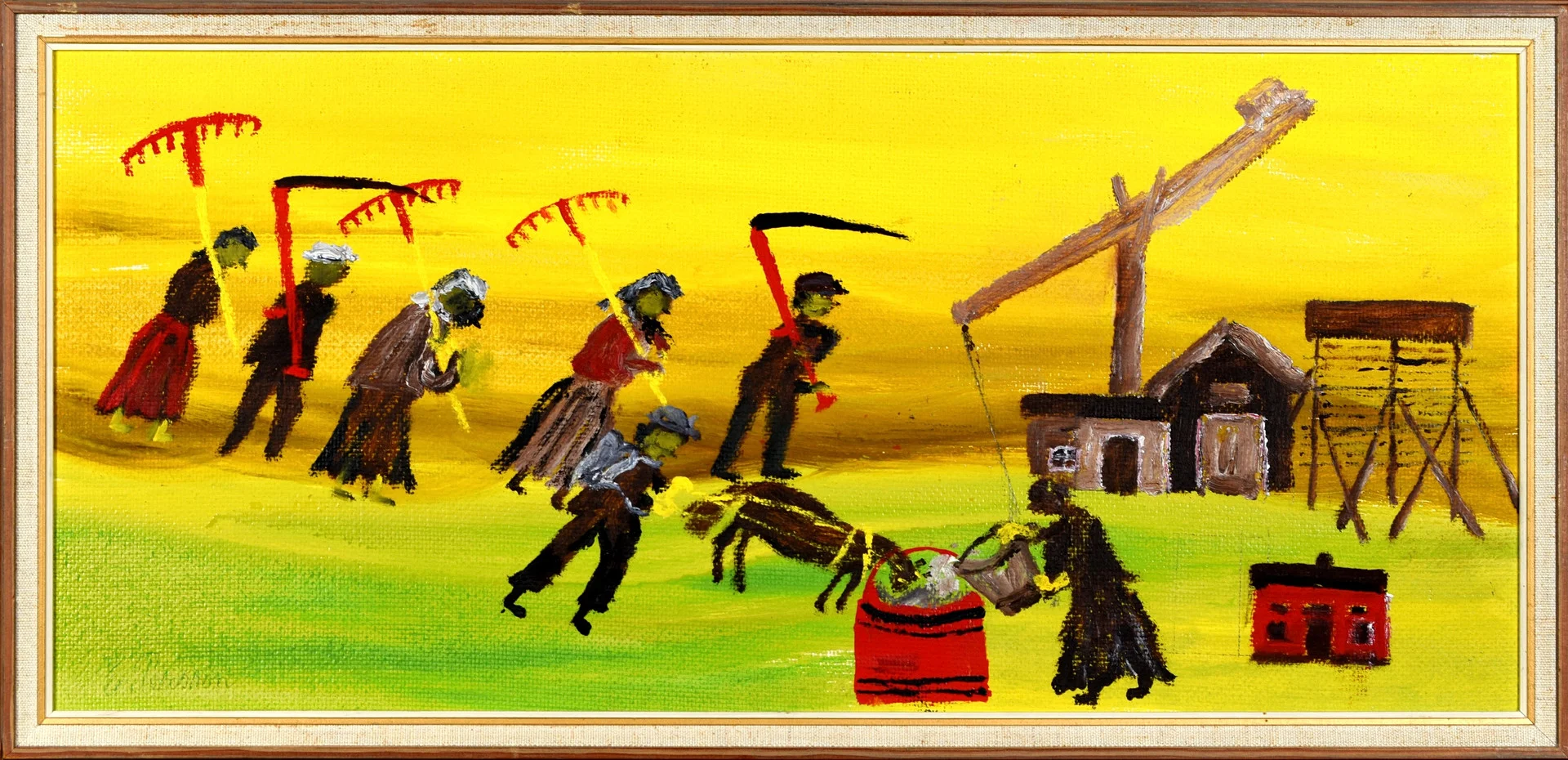 ERIK PERSSON. Olja på pannå, Signerad 1900-tal. — Paintings — Norrlands Auktionsverk
