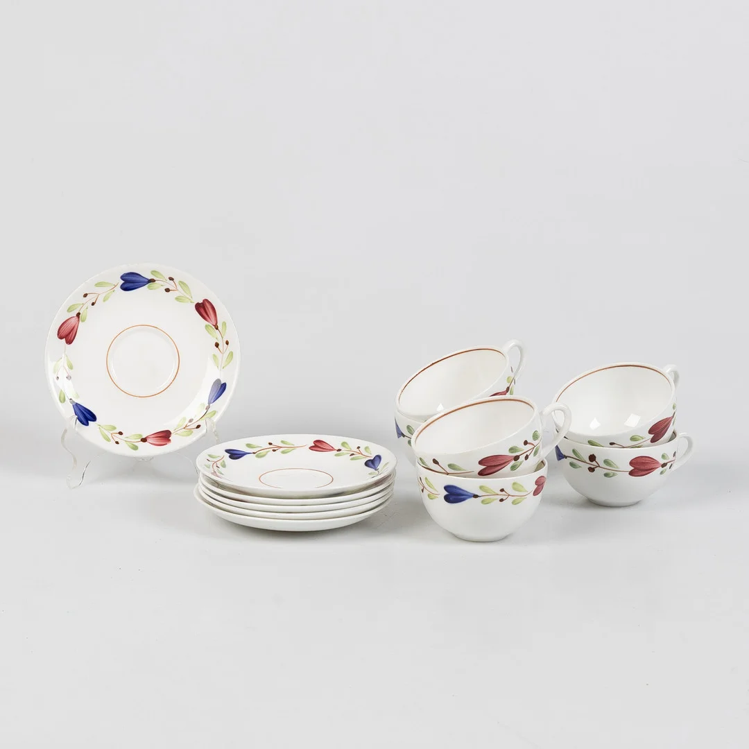STIG LINDBERG. KAFFEKOPPAR, "Ranka", Gustavsberg. — Tableware — Stockholms Auktionsverk Helsingborg
