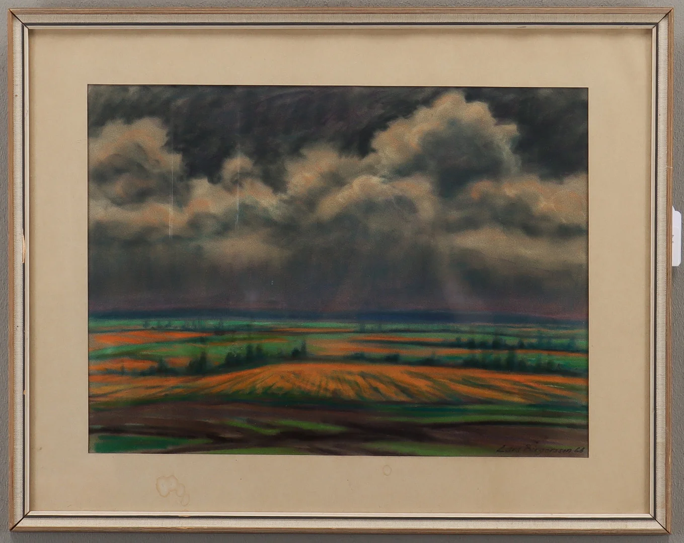 LARS BIRGERSSON. "Motiv från Västanberg - Ekshärad". — Paintings — Karlstad Hammarö Auktionsverk