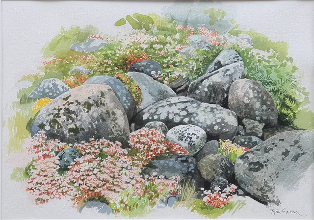 BJÖRN GIDSTAM. AKVARELL på papper, signerad, 1900-tal.