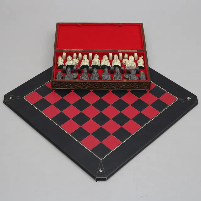 SCHACKSPEL med PJÄSER, 1900-tal.