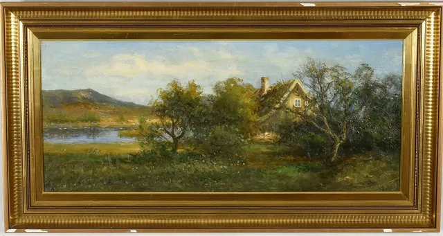 SEVERIN NILSON. Olja på duk.