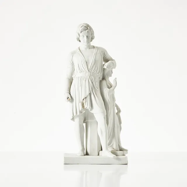 BERTEL THORVALDSEN (1770-1844). EFTER. "Hoppets gudinna", Eneret, Danmark, parian.