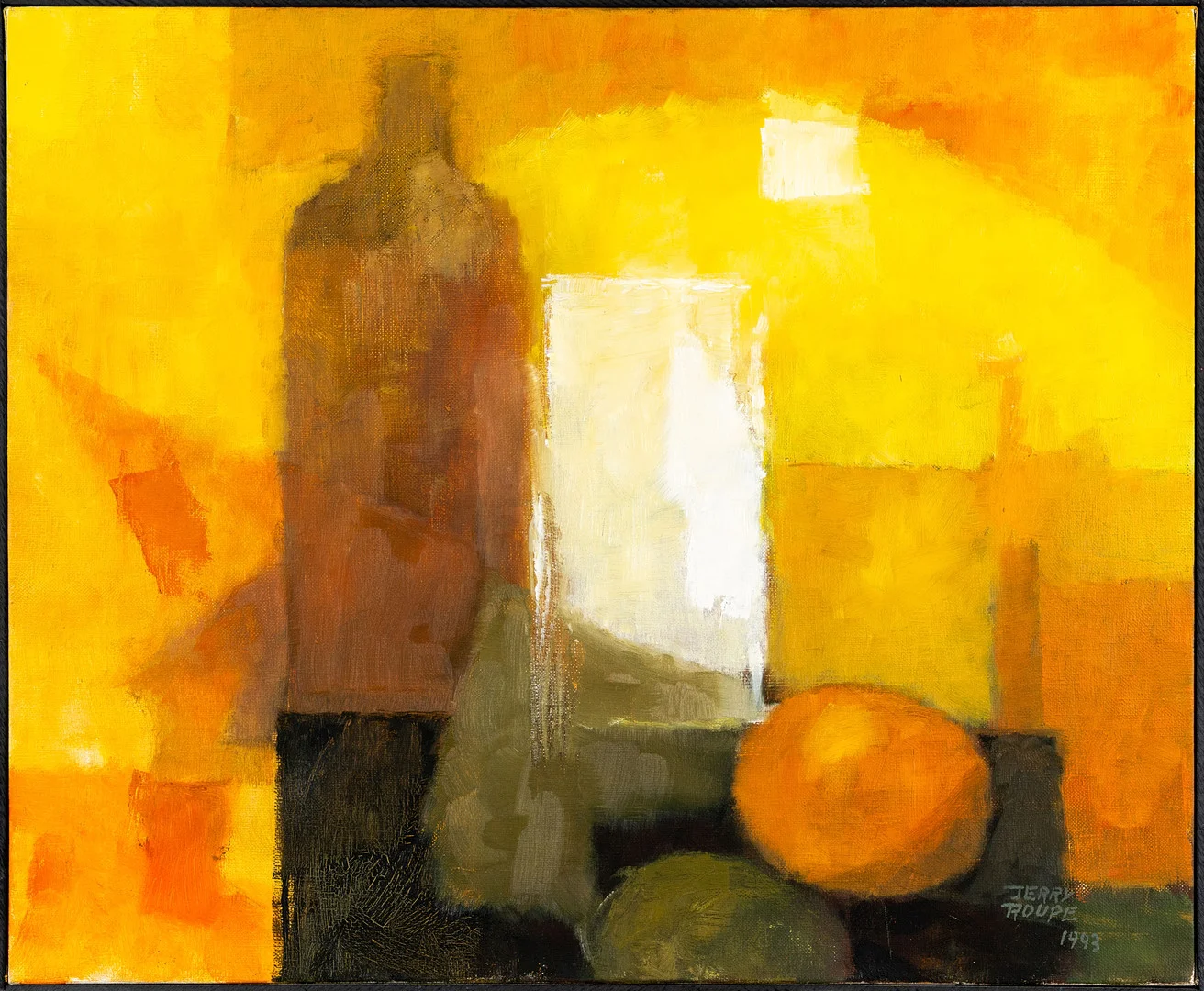 JERRY ROUPE. Olja på duk, Stilleben, Signerad och Daterad 1993. — Paintings — Norrlands Auktionsverk