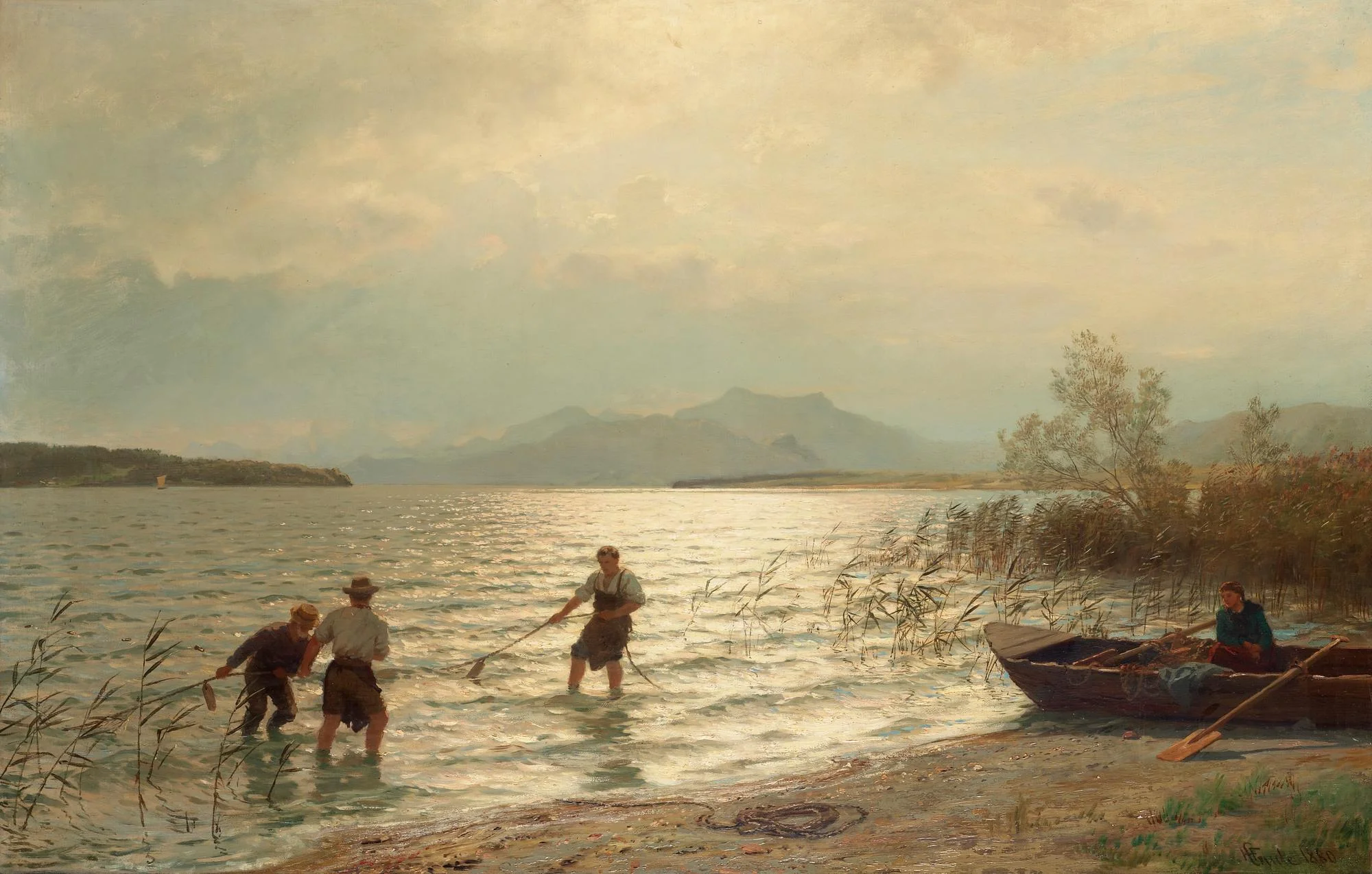 Hans Fredrik Gude, Strandnära fiske. — Bukowskis