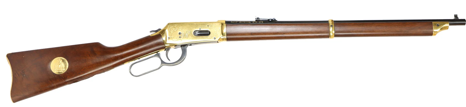 KULGEVÄR, fabrikat Winchester, modell 94 RCMP Centennial 1873-1973 , kaliber 30-30, tillv.nr RCMP5876. — Rifles — Walter Borg