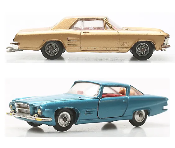 MODELLBIL, Buick Riviera, Corgi Toys samt MODELLBIL Corgi Toys, Ghia L6.4.