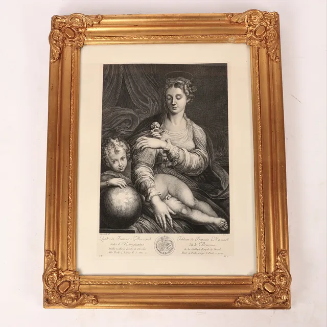KOPPARSTICK, tryck efter, 1800-tal.