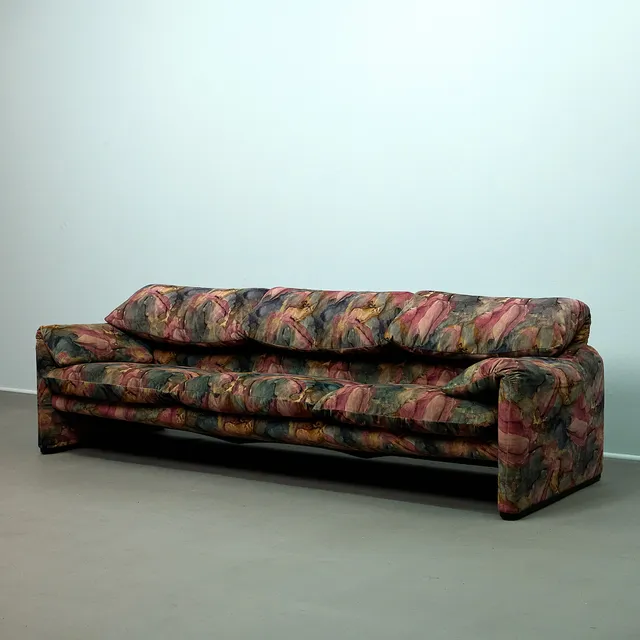 VICO MAGISTRETTI. Sofa, "Maralunga", Cassina, 1980er Jahre, Italien.