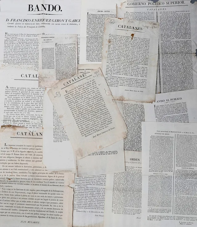 OMINOUS DECADE: 1823-1833. 16 prints.