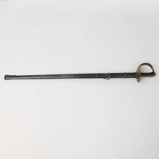SABEL, med stålbalja, svensk, m/1893 , för manskap vid kavalleriet, E. Svalling. Eskilstuna.