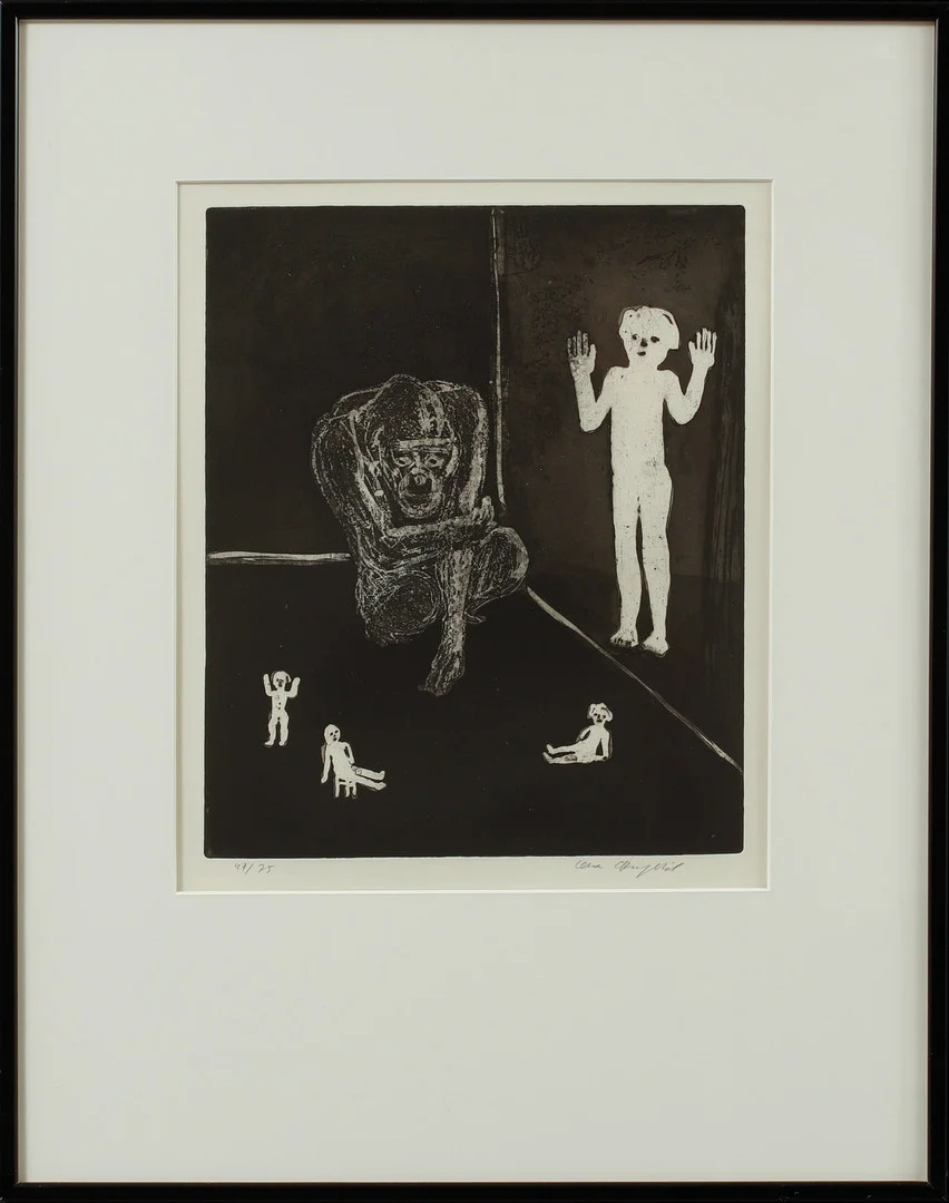 LENA CRONQVIST. Akvatint, signerad och numrerad 49/75. — Engravings & Prints — Göteborgs Auktionsverk