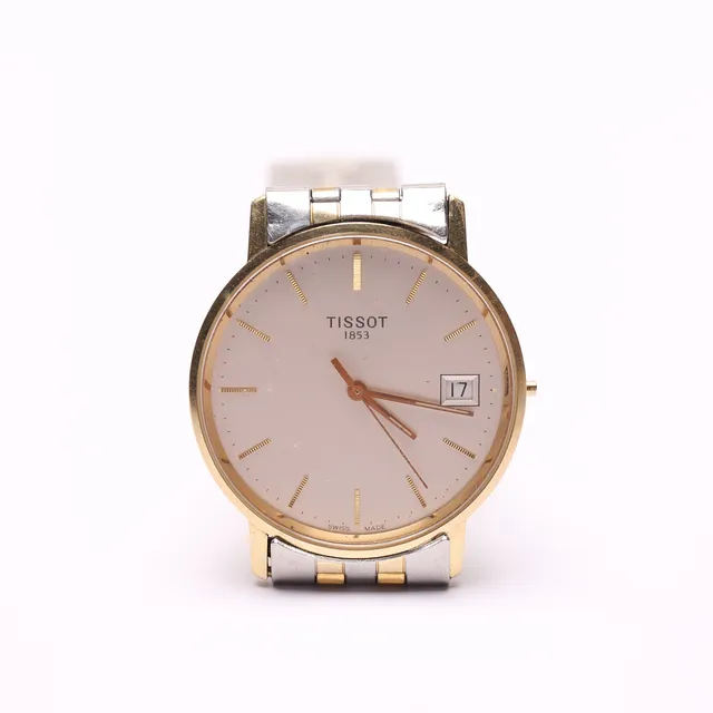 ARMBANDSUR, 14k, guld, quartz, tissot.