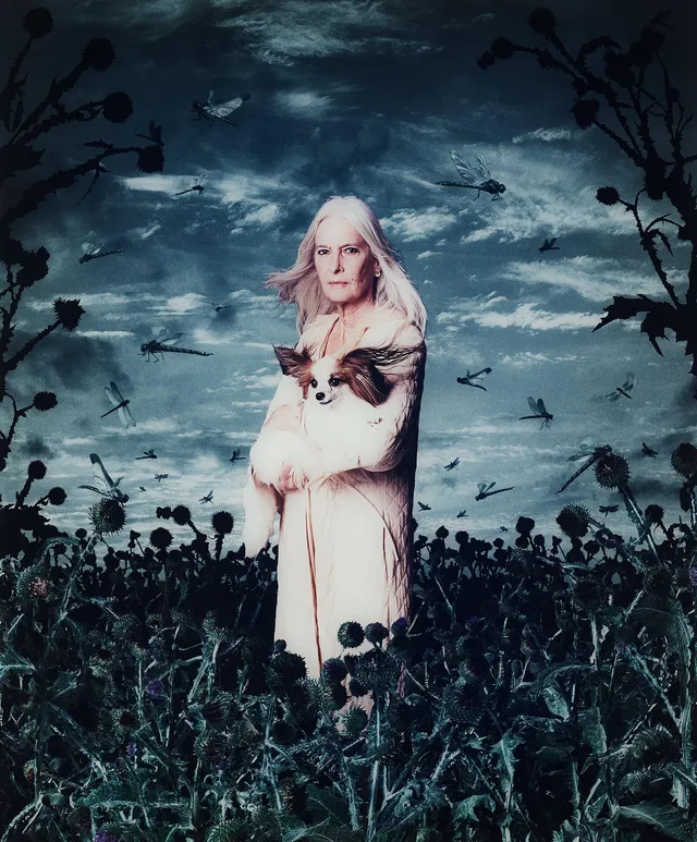 Helena Blomqvist, "Woman with dog", 2005.