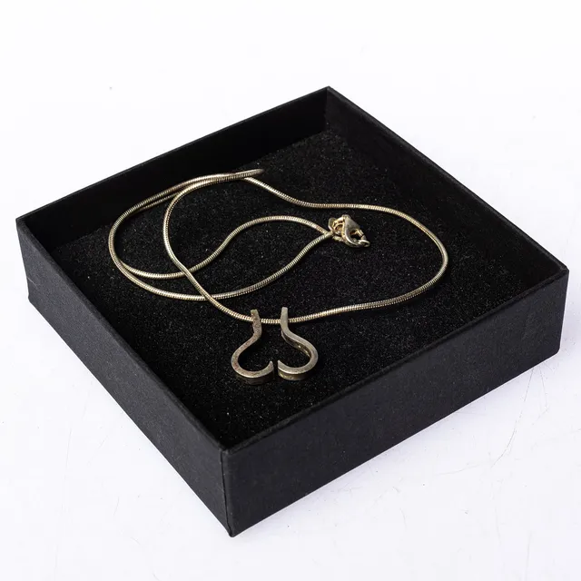 EFVA ATTLING. Collier, sterlingsilver, "Heart Apart", signerad.