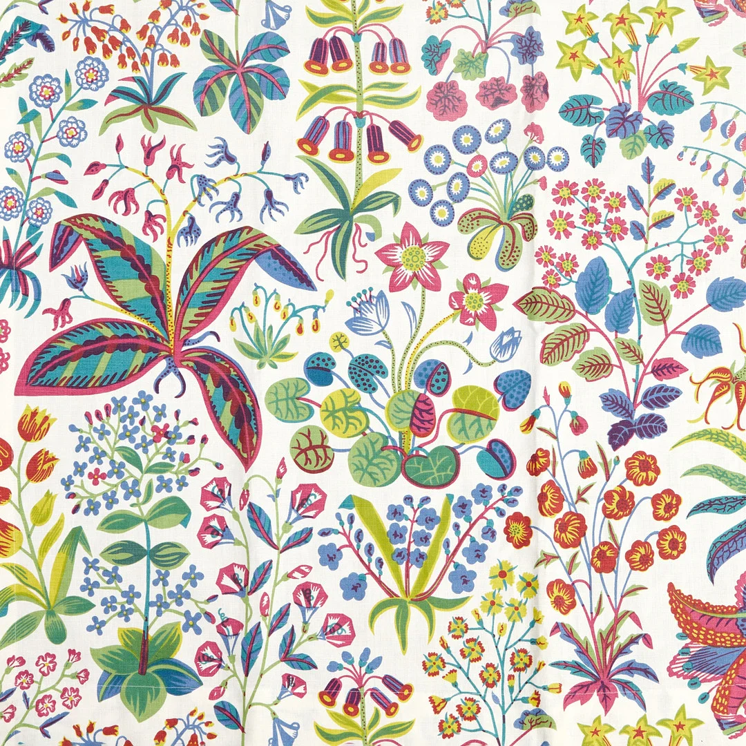JOSEF FRANK. Gardinlängd, "Under ekvatorn", Svenskt Tenn, 1945. — Textiles — Crafoord Auktioner Stockholm
