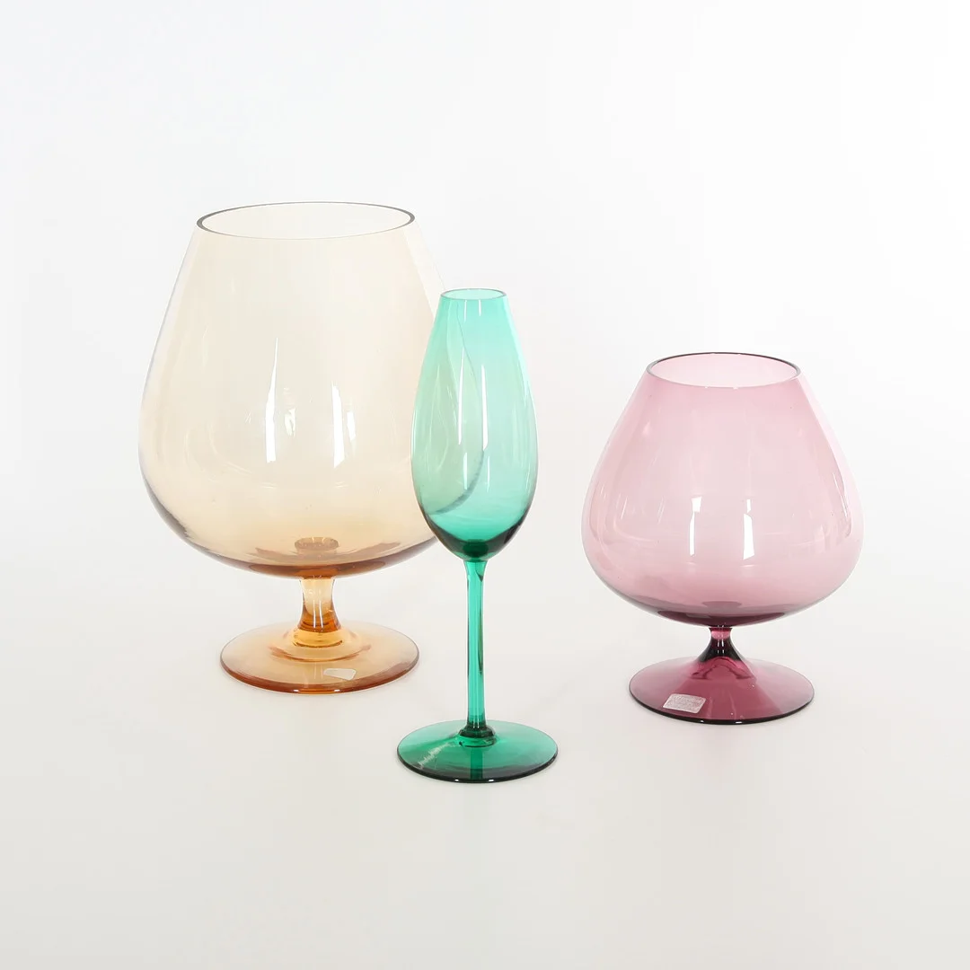 KONSTGLAS, 3 delar, bl. a Gunnar Ander, Sverige 1900-tal. — Art glass — Auktionsverket Engelholm