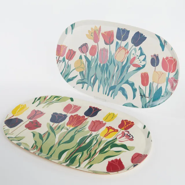 JOSEF FRANK, Firma Svenskt Tenn, Stockholm, brickor, 2 st.