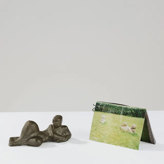 JENS BLOCH. Liggende kvinde, skulptur af bronze, usigneret, Danmark.