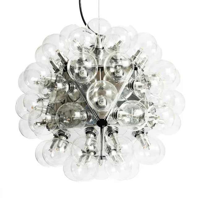Achille Castiglioni, Taklampa, "Taraxacum S1", Flos, Italien.