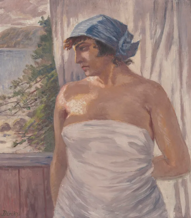 Diriks, Edvard — Ved vinduet