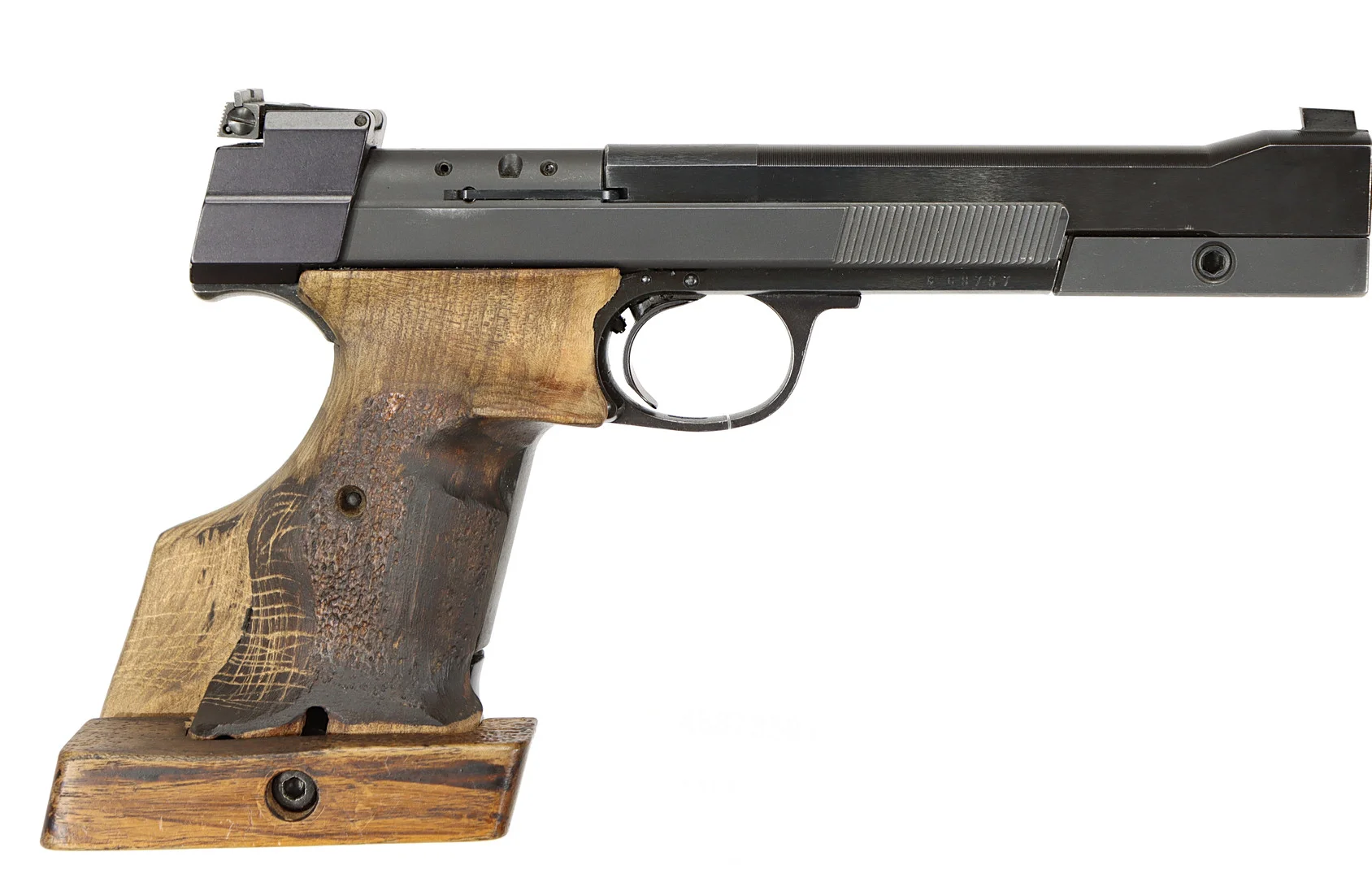 PISTOL, switzerland, Halvautomatiskt, fabrikat Hämmerli, modell 215, kaliber .22LR, tillv.nr 68757. — Pistols — Walter Borg