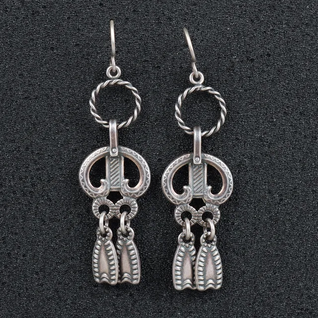 ÖRHÄNGEN paret, silver, Kalevala Koru, Finland.