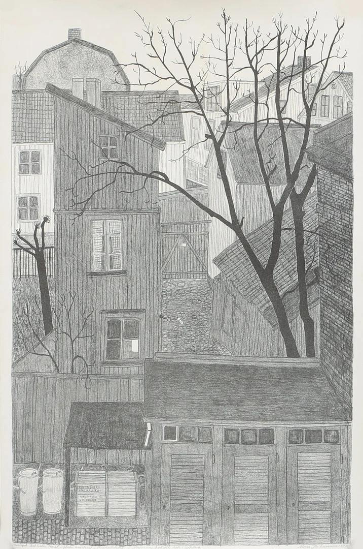 MONA JOHANSSON. Litografier, 3 st, signerade . — Engravings & Prints — Göteborgs Auktionsverk