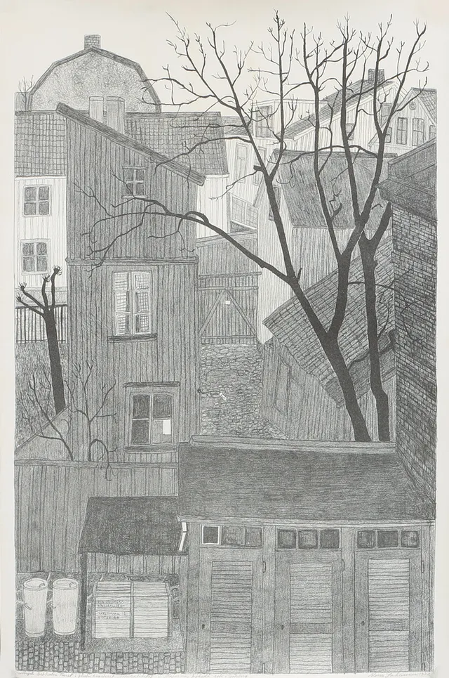 MONA JOHANSSON. Litografier, 3 st, signerade .